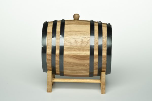 Forever aging wine barrel cremation urn